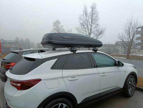 TE HUUR: Hapro Traxer 6.6 dakkoffer + Thule dakdragers, Auto diversen, Dakkoffers, Gebruikt, Ophalen