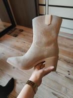 Enkellaarsjes beige 38 dames ankle boots western cowboy, Beige, Lage of Enkellaarzen, Ophalen of Verzenden, Zo goed als nieuw