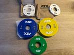 ATX Rubber Fractional/Friction Plates 10 kg NIEUW!, Ophalen of Verzenden, Nieuw, Benen, Halterschijven