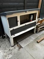 Ferplast konijnenhok Grand Lodge 120 grijs, Dieren en Toebehoren, Ophalen, 90 cm of meer, Konijn, Hok