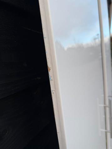 2x ikea pax fardal hoogglas wit met handgrepen 50x195cm - afbeelding 2