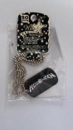 Helloween rock metal hanger ketting logo dogtag dog tag, Verzamelen, Verzenden, Zo goed als nieuw