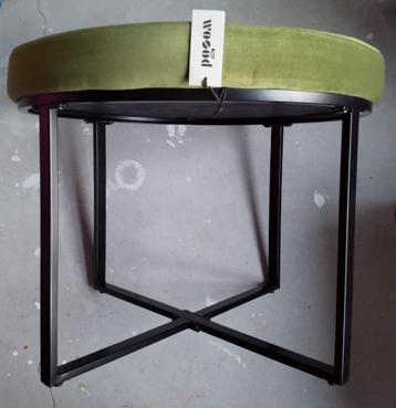 WOOOD Hocker / Bijzettafel / Poef / Voetenbank Groen *NIEUW* beschikbaar voor biedingen
