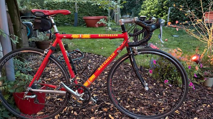 Teab Battaglin Racefiets, Fietsen en Brommers, Fietsen | Racefietsen, Gebruikt, Heren, Overige merken, 10 tot 15 versnellingen