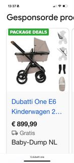 Dubatti One Kinderwagen + Accessoires, Gebruikt, Combiwagen, Met reiswieg, Ophalen
