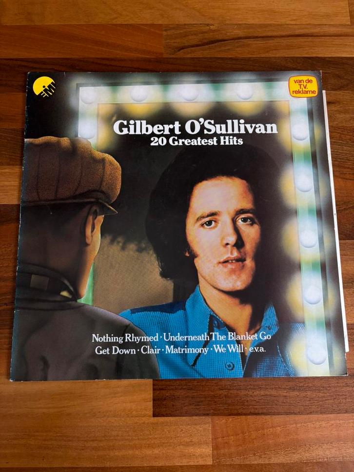 LP Gilbert O’Sullivan - 20 Greatest Hits, Cd's en Dvd's, Vinyl | Verzamelalbums, Gebruikt, Pop, 12 inch, Ophalen of Verzenden