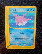 Pokemon Corsola, Ophalen of Verzenden, Zo goed als nieuw, Losse kaart