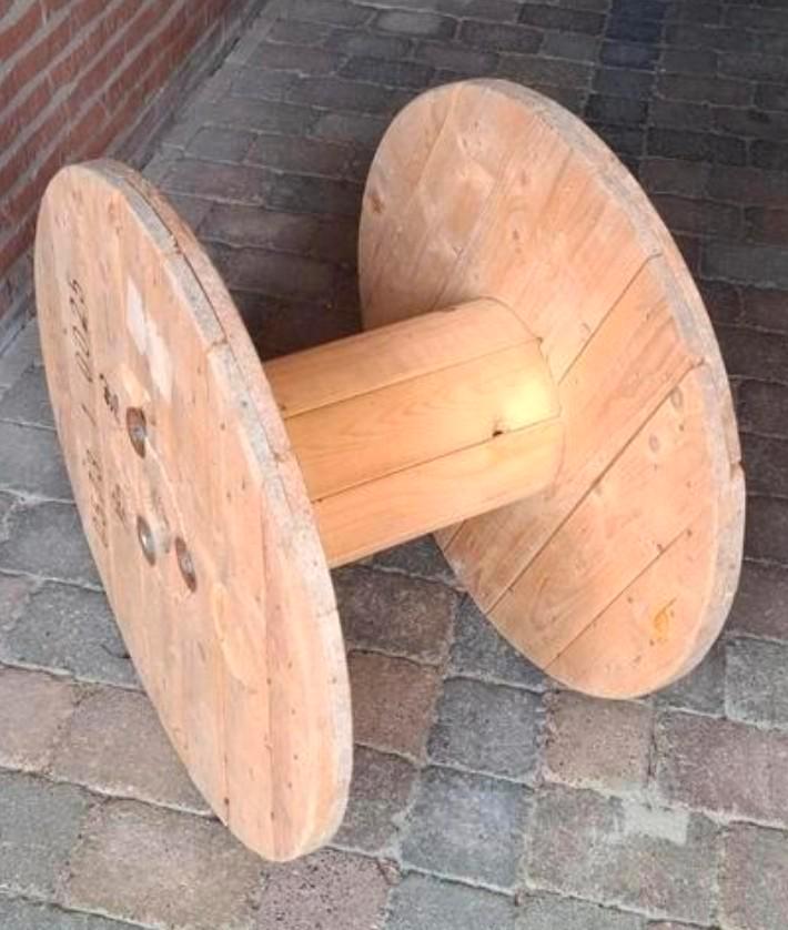 Gezocht: Houten Kabelhaspel - Spoel ca. 50cm, Doe-het-zelf en Verbouw, Hout en Planken, Gebruikt, Plank, Overige houtsoorten, Minder dan 200 cm