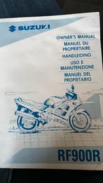 Instructie / handleiding / manual RF 900 Suzuki, Motoren, Handleidingen en Instructieboekjes, Suzuki