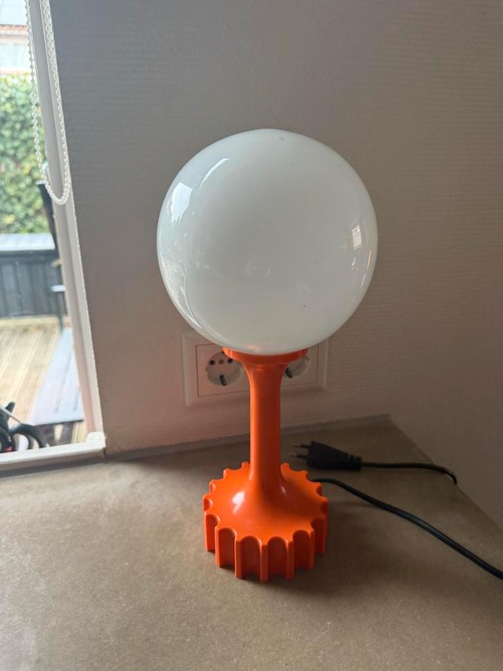 Space Age Richard Essig Tafellamp 1970s, Huis en Inrichting, Lampen | Tafellampen, Gebruikt, Minder dan 50 cm, Kunststof, Ophalen of Verzenden