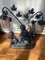 Antieke lamp met engelen en bladeren, Antiek en Kunst, Antiek | Lampen, Ophalen