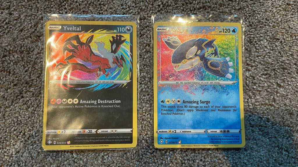Pokemon rainbow kaarten, Ophalen of Verzenden, Zo goed als nieuw, Speelkaart(en)
