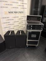 KS Audio T4 + Wave amps (set), Zo goed als nieuw, 120 watt of meer, Front, Rear of Stereo speakers, Ophalen