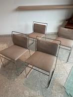 Cassina TULU Stoelen - Set van 4, Huis en Inrichting, Stoelen, Gebruikt, Ophalen of Verzenden, Vier, Metaal