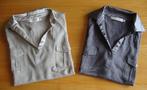 Beige en donkergrijs (polomodel) shirt Julian le Roy.(L), Ophalen, Maat 42/44 (L), Zo goed als nieuw, Korte mouw