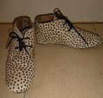 Maruti veterschoenen maat 40 Gimlet beige zwarte dots hairon, Verzenden, Beige, Zo goed als nieuw, Maruti