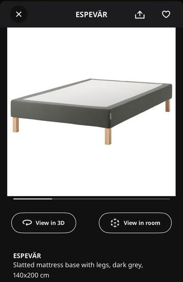 Ikea Espevar Bed 140x200 - afbeelding 2
