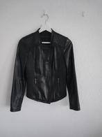 Jasje leer Zara (mt 34), Ophalen of Verzenden, Zo goed als nieuw, Maat 34 (XS) of kleiner, Zwart