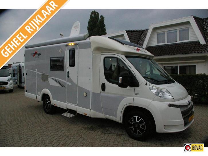 Carthago T142 Queensbed, XXL Garage., Caravans en Kamperen, Campers, tot en met 2, Half-integraal, Carthago, Diesel, Handgeschakeld
