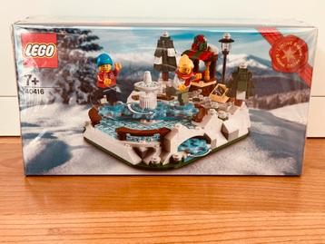 Kerstset: Lego 40416 Ice Skating Rink (nieuw) beschikbaar voor biedingen