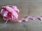 Roze kant smal, Hobby en Vrije tijd, Naaien en Fournituren, Ophalen of Verzenden, Nieuw, Kant