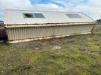 Container loopbrug keet, Tuin en Terras, Ophalen of Verzenden, Zo goed als nieuw, 500 cm of meer, 3 ramen of meer