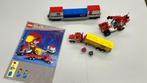 SB2341 Lego 4549 trein overslag wagon + kraanwagen, Kinderen en Baby's, Speelgoed | Duplo en Lego, Ophalen of Verzenden, Zo goed als nieuw