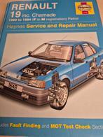 Haynes vraagbaak Renault 19 Phase 1 en 2 óók Cabrio hardcove, Auto diversen, Handleidingen en Instructieboekjes, Ophalen of Verzenden