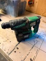 Hitachi DH36DL Klopboormachine met 2 Accu's, Boormachine, Ophalen of Verzenden, Klopboormechanisme, Gebruikt