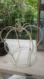 witte metalen kroon deco, Ophalen of Verzenden, Gebruikt