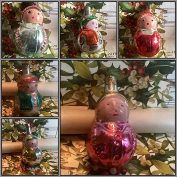 Oude kerstbal roly poly in de aanbieding, 9,95 per stuk! beschikbaar voor biedingen