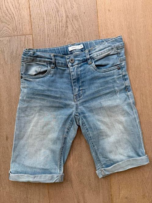 blauwe korte jeans maat 152 NAME IT, Kinderen en Baby's, Kinderkleding | Maat 152, Gebruikt, Jongen, Broek, Ophalen of Verzenden