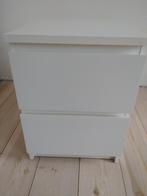 Nachtkastje, twee lades IKEA, Ophalen, Gebruikt, Hout