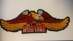 Speed Eagle adelaar vogel biker patch embleem kleding logo, Nieuw, Knoop of Knopen, Verzenden