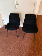 2x xenos eettafel stoelen, Ophalen, Twee, Zwart, Zwart