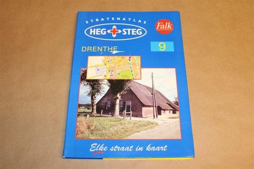 Stratenatlas Heg & Steg: Drenthe — Falkplan [2004], Boeken, Atlassen en Landkaarten, Gelezen, Landkaart, Nederland, 1800 tot 2000