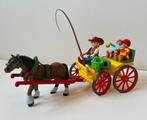 6932 Playmobil Country paard en wagen koets manege, Ophalen of Verzenden, Gebruikt, Complete set