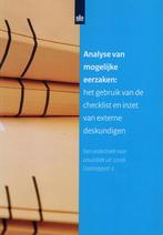 Analyse van mogelijke Eerzaken - Checklist Deskundigen BOEK, Ophalen of Verzenden, Zo goed als nieuw, Dr. J. Jansen