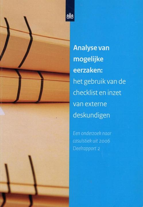 Analyse van mogelijke Eerzaken - Checklist Deskundigen BOEK, Boeken, Wetenschap, Zo goed als nieuw, Ophalen of Verzenden