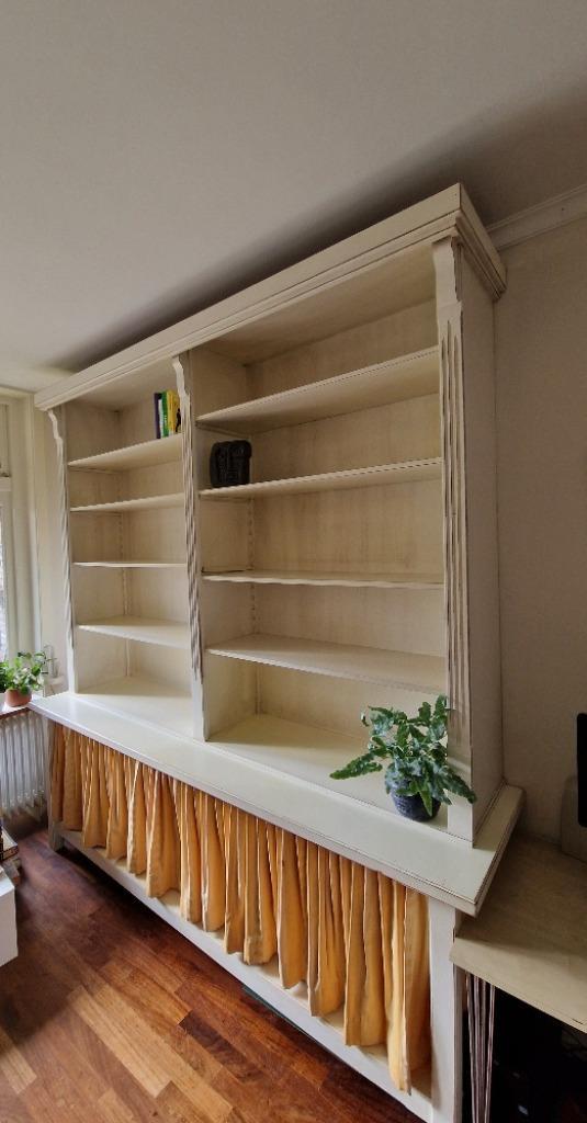 grote buffetkast apothekerskast - white wash, Antiek en Kunst, Antiek | Meubels | Kasten, Ophalen of Verzenden