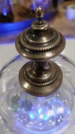 Bonbonschaal geslepen glas met deksel & schaaltje, Ophalen of Verzenden