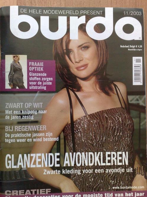 Burda november , nr. 11 / 2003, Hobby en Vrije tijd, Kledingpatronen, Zo goed als nieuw, Vrouw, Burda, Verzenden