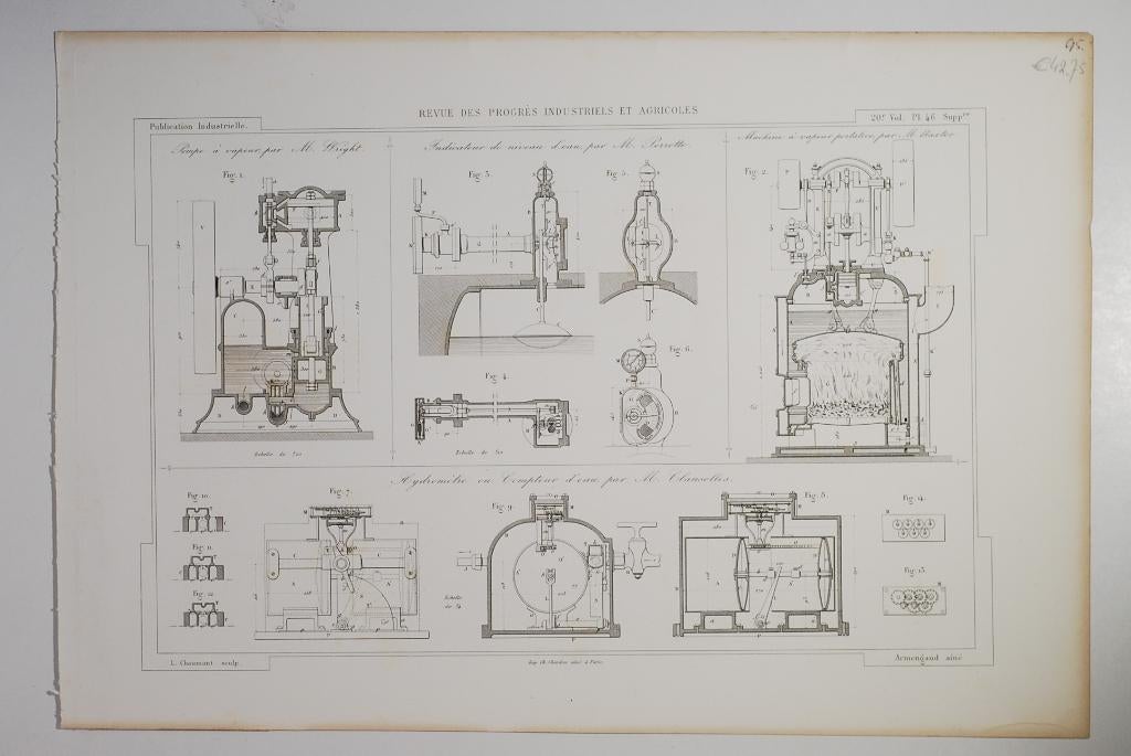 Overzicht van industriële en agrarische vooruitgang (1880), Verzamelen, Verzenden, Voor 1940, Gebruikt, Overige onderwerpen