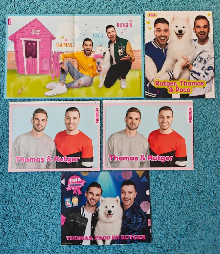 Rutger, Thomas en Paco posters, Verzamelen, Posters, Nieuw, Film en Tv, Ophalen of Verzenden