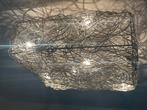 Zilver kleurige plafond lamp met veel lampjes, Ophalen of Verzenden, Zo goed als nieuw