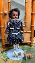 Antiek bruin popje, Antiek en Kunst, Ophalen of Verzenden