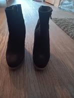 Donkerbruine Dameslaarsjes maat 38 - Unica, Kleding | Dames, Unica, Bruin, Lage of Enkellaarzen, Ophalen of Verzenden