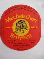 bieretiket NBelgie 28-10 (8Q)het anker, Verzamelen, Biermerken, Ophalen of Verzenden, Gebruikt, Overige typen, Overige merken