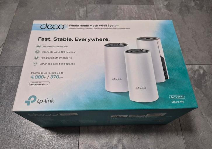TP-Link Deco M4(3-pack), Computers en Software, Accesspoints, Nieuw, Ophalen of Verzenden