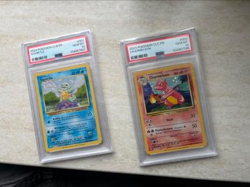 Pokemon slabs psa 10 (set van 2 stuks)